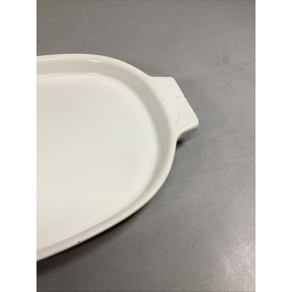 Vintage White Serving Tray #283 - Calif, USA - 17x10.5” - Picture 4 of 8